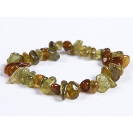 Grosszulár gránát karkötő